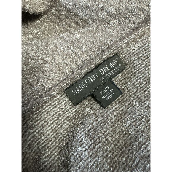 Barefoot Dreams Cozy Chic Lite Circle Cardigan Beige Lite Brown Size XS/Small - Picture 4 of 5